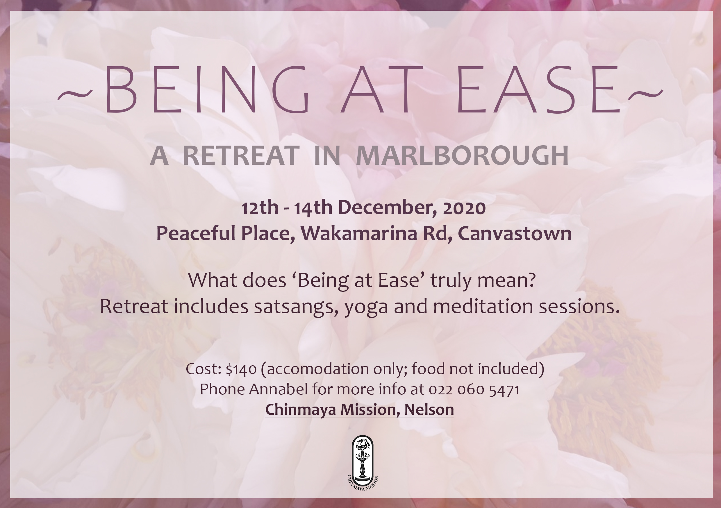 Being at Ease_nelson_retreat 2020